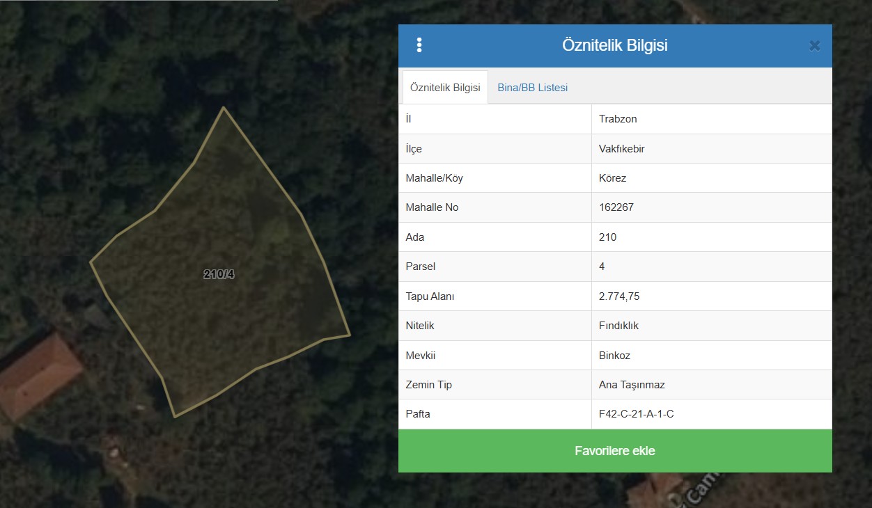 MABEL GAYRİMENKUL/ VAKFIKEBİR/ KÖREZ MAH 2.774 m2 MÜSTAKİL ARSA